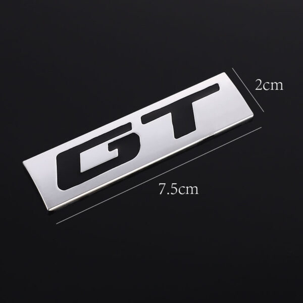 Turbocharged hybrid metal car sticker - Image 8