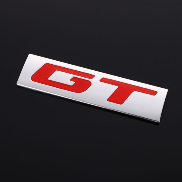 Turbocharged hybrid metal car sticker - Image 4